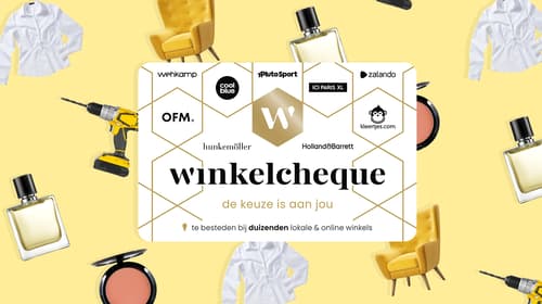 Waar kun je de Winkelcheque besteden?